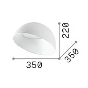 Deckenleuchte aus Polycarbonat Ideal Lux COROLLA 297101