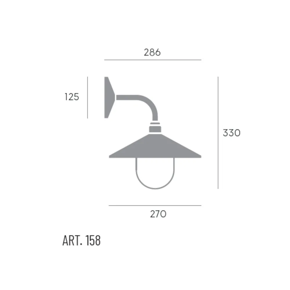 Applique classico Sovil SPECTRE 158 36 E27 LED