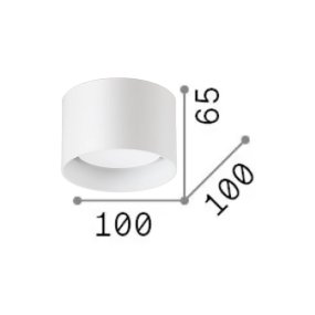Plafonnier Ideal Lux SPIKE 310893