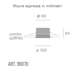 Foco empotrable Sovil SHOWER 98070 02 LED IP65