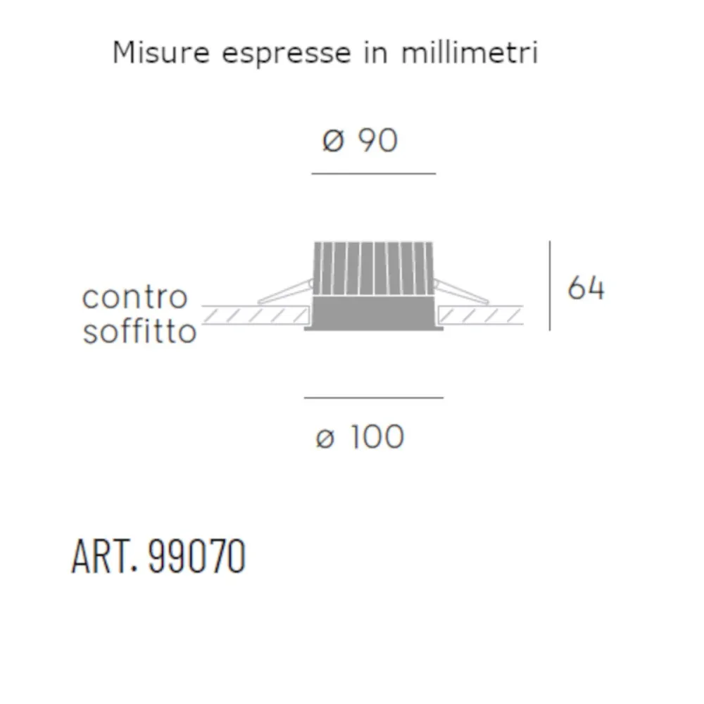 Faretto incasso Sovil SHOWER 98070 02 LED IP65
