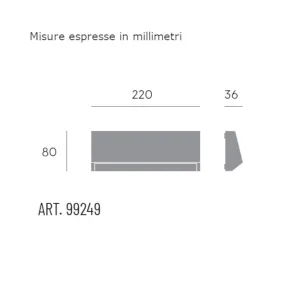 Aplique de pared LED moderno Sovil WAY 99249 02