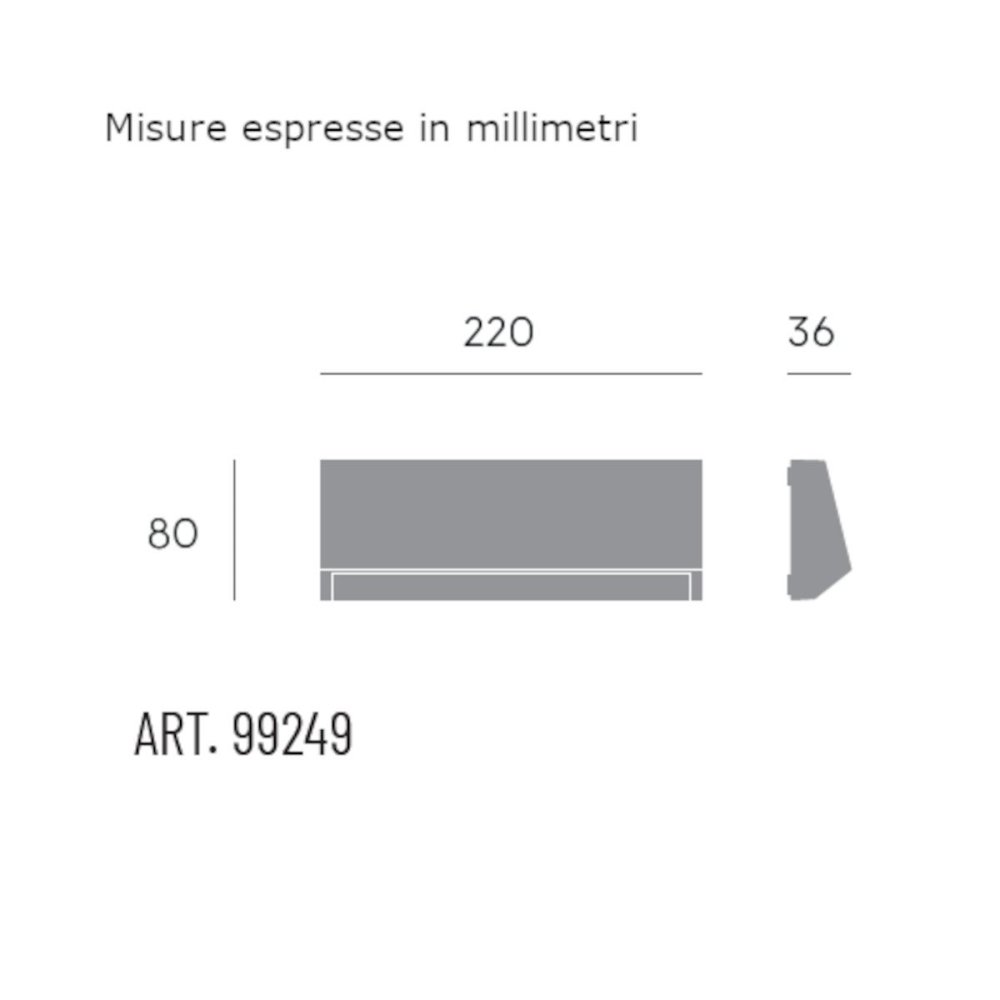 Aplique de pared moderno Sovil WAY 99249 de 16 LED