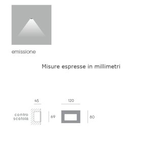 Segnapasso moderno Sovil SPINA 98191 LED