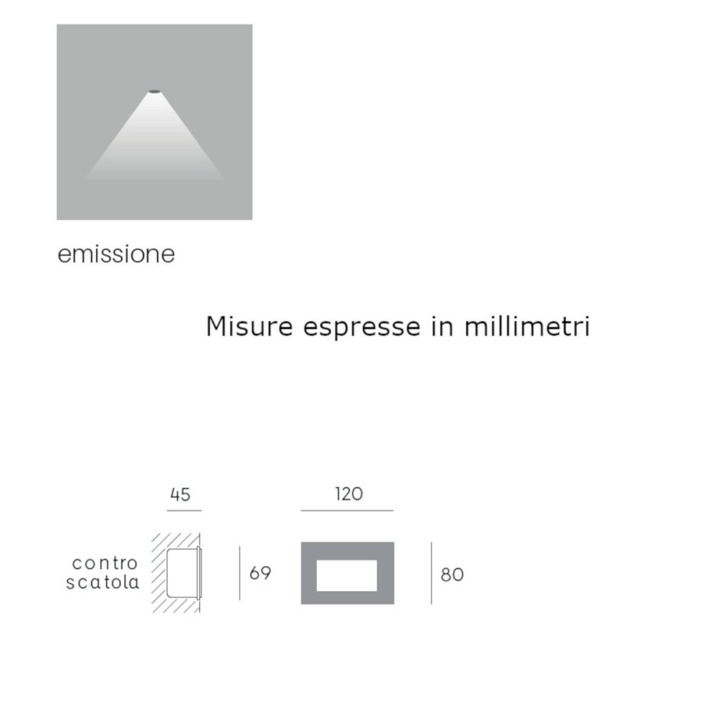 Segnapasso moderno Sovil SPINA 98191 LED