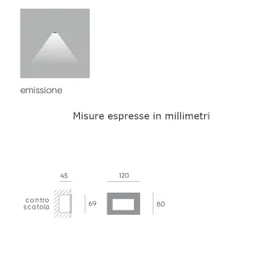 Segnapasso moderno Sovil SPINA 98192 LED