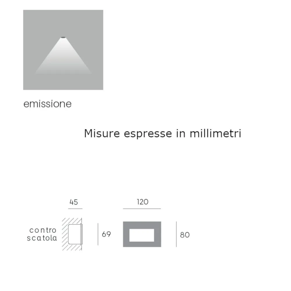 Segnapasso moderno Sovil SPINA 98192 LED