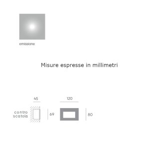 Segnapasso moderno Sovil SPINA 98190 LED