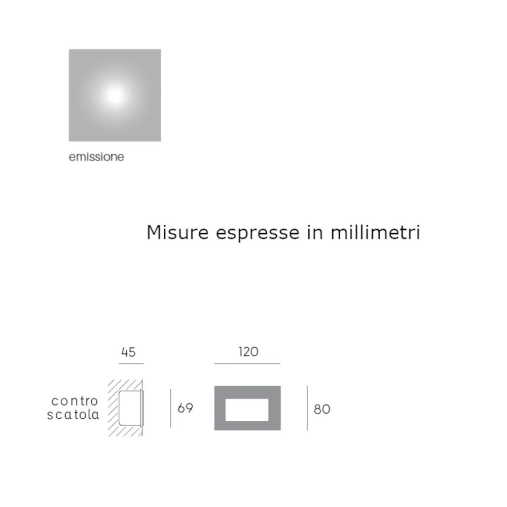 Moderne Stufenleuchte Sovil SPINA 98190 LED