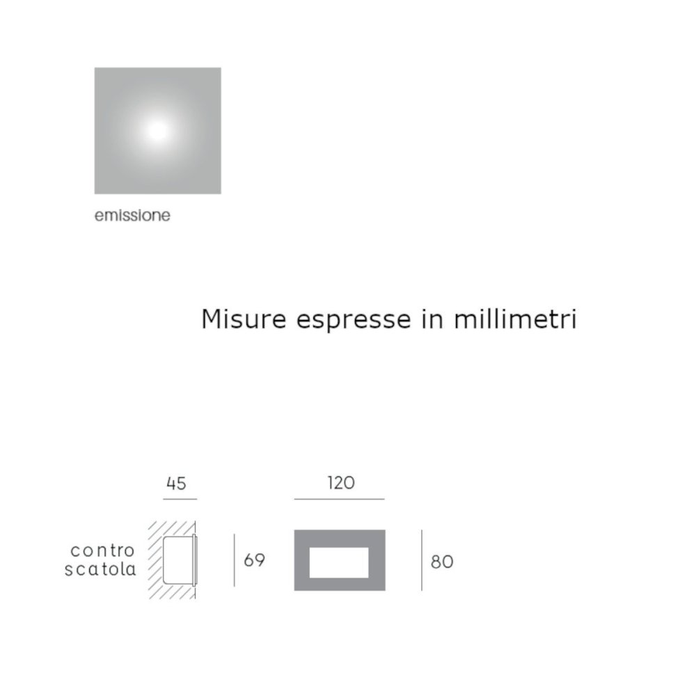 Segnapasso moderno Sovil SPINA 98190 LED
