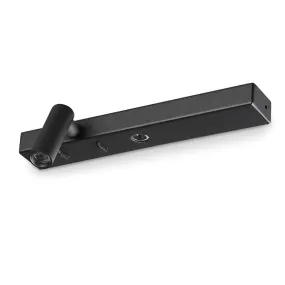 Ideal Lux LED-Wandleuchte BONNE NUIT 336787 SCHWARZ