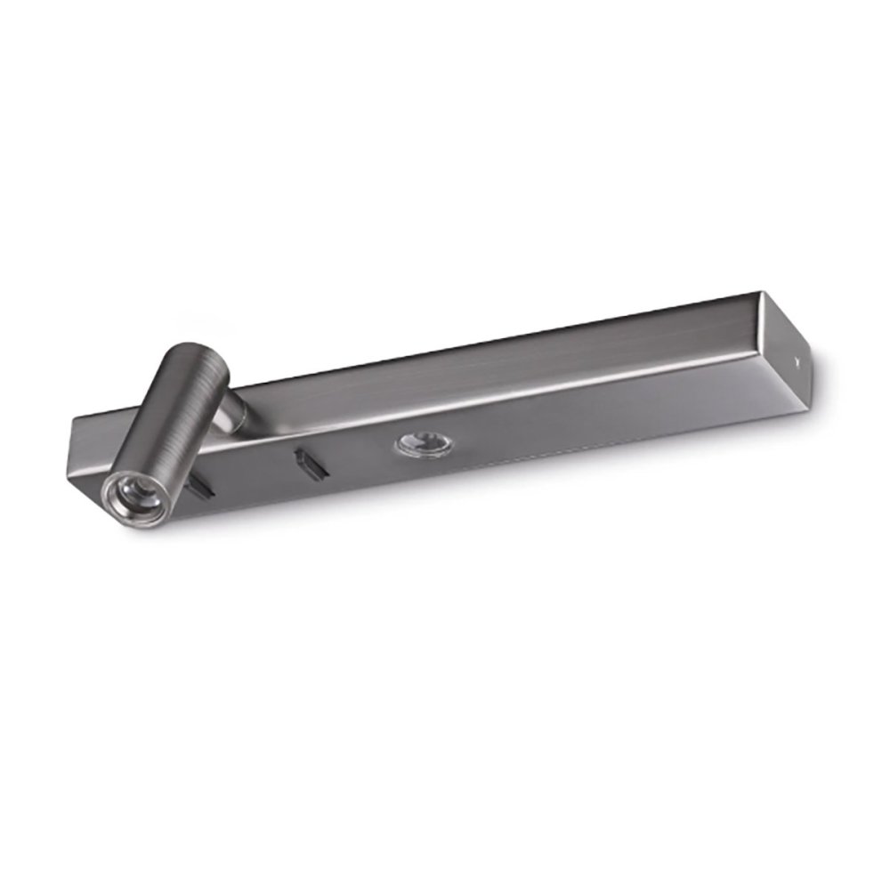 Ideal Lux LED-Wandleuchte BONNE NUIT 336770 NIKEL
