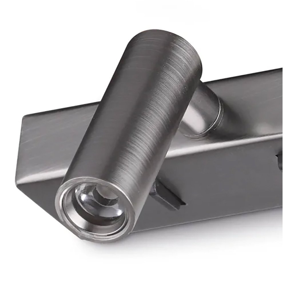 Ideal Lux LED-Wandleuchte BONNE NUIT 336770 NIKEL