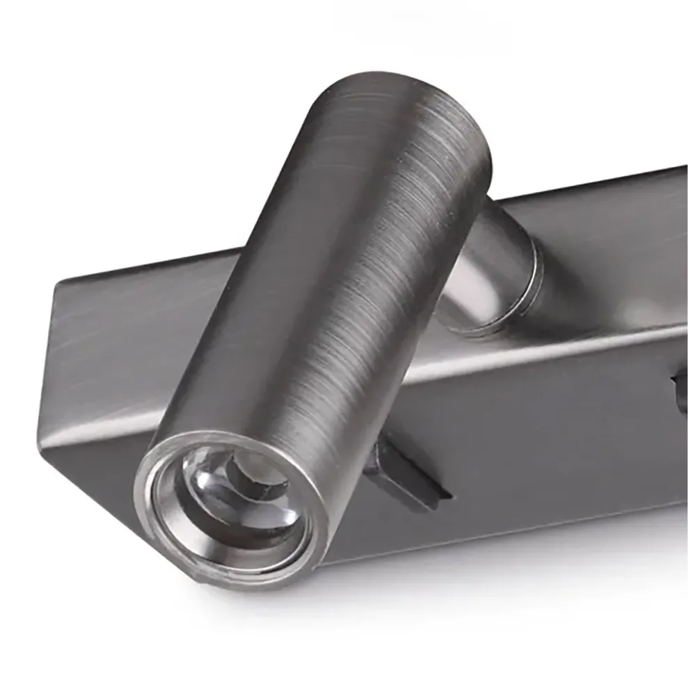 Ideal Lux LED-Wandleuchte BONNE NUIT 336770 NIKEL