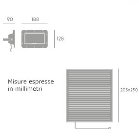 Proiettore solare Sovil SLIM 98774 16 LED IP66