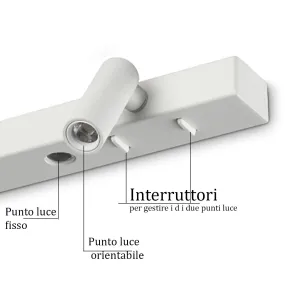 Aplique de pared LED para...