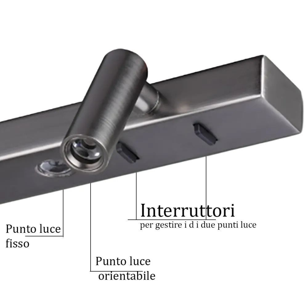 Aplique de pared LED Ideal Lux BONNE NUIT 345482