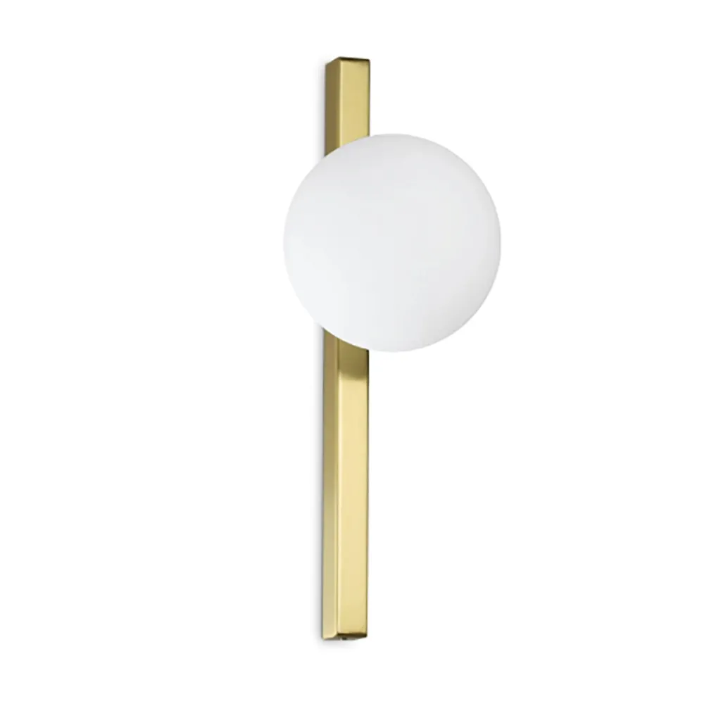 Lámpara de pared clásica Ideal Lux BINOMIO 311319 LATÓN