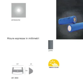 Aplique solar de pared Sovil SUNNY 99128 de 16 LED