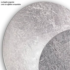 Applique moderna Ideal Lux TICK 238951 ARGENTO