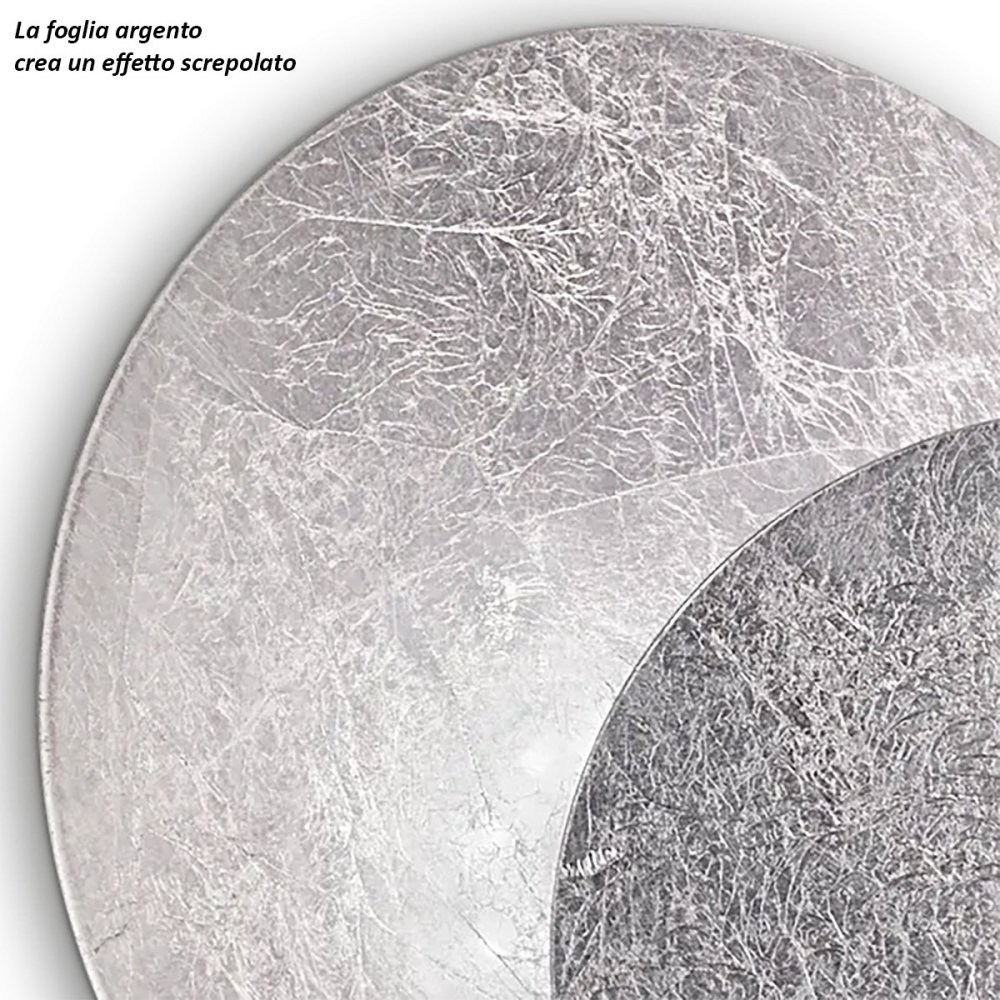 Applique moderna Ideal Lux TICK 238951 ARGENTO