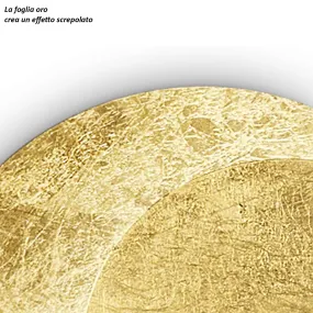 Lámpara de pared clásica Ideal Lux TICK 238944 GOLD