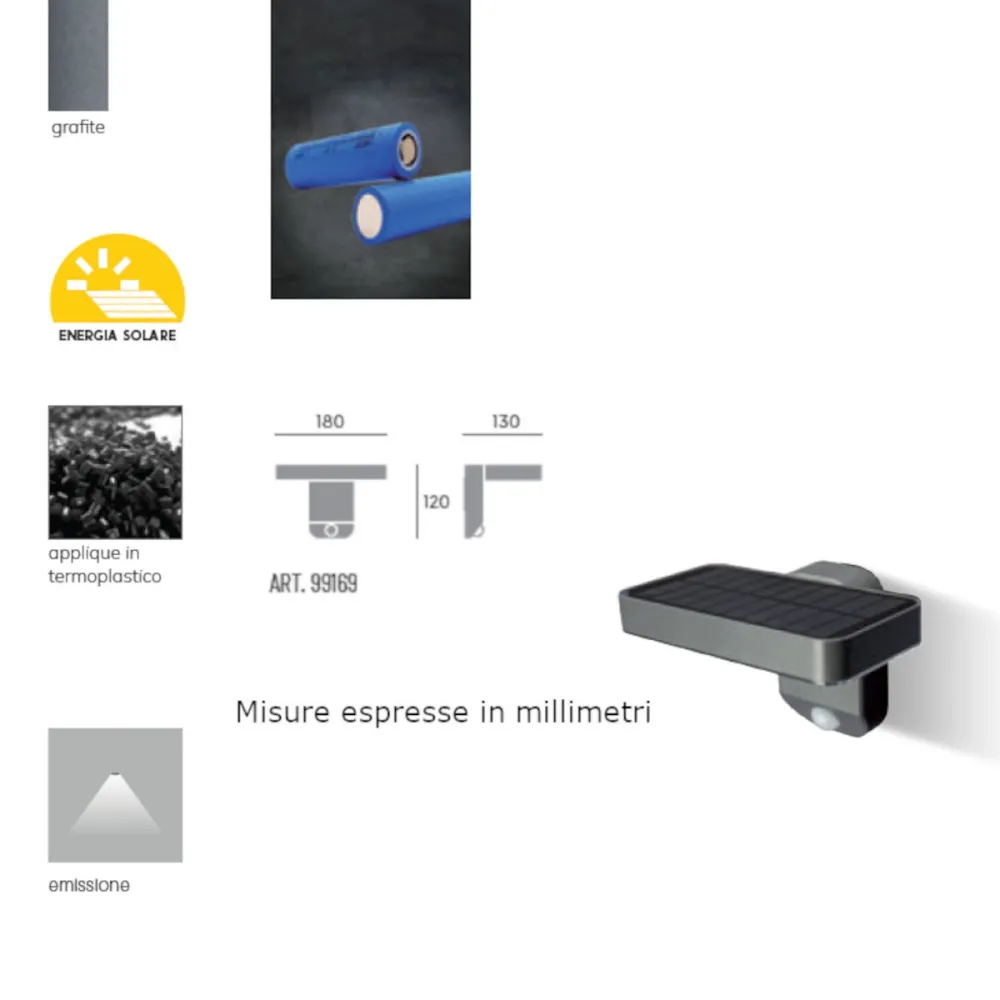 Applique solare Sovil SOLARE 99169 16 LED