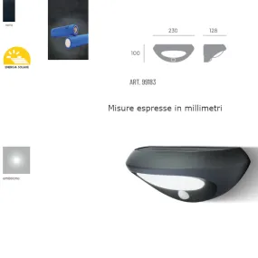 Applique murale solaire à LED Sovil OVVO 99183 02