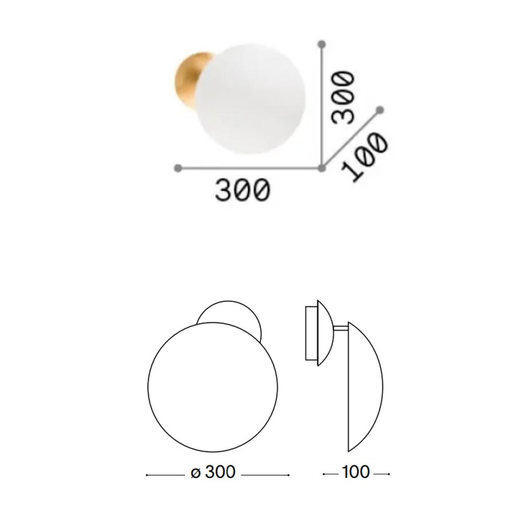 Applique classique Ideal Lux ECLISSI 259048