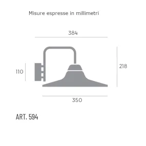 Applique classique Sovil MONET 594 02 E27 LED IP43