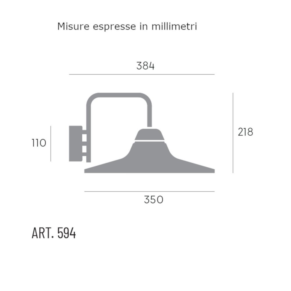 Aplique clásico Sovil MONET 594 06 E27 LED IP43