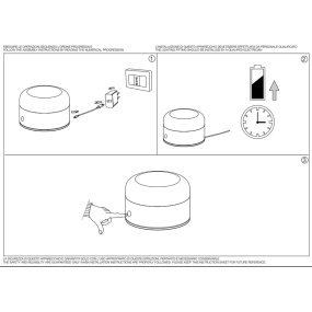 Lámpara LED portátil a batería Ideal Lux MIGNON 334981