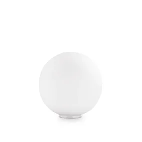 Kugelförmiger Lampenschirm aus weißem geblasenem Glas Ideal Lux MAPA TL1 D10 310817