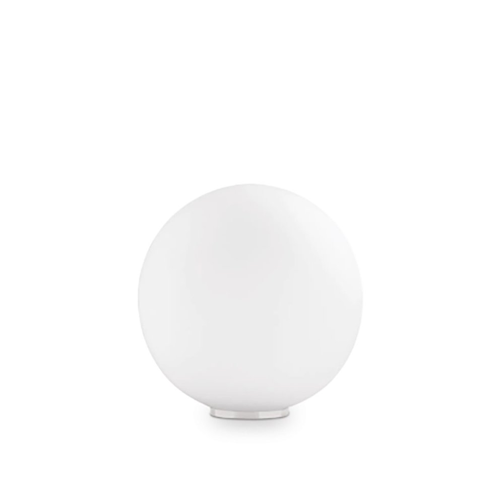 Kugelförmiger Lampenschirm aus weißem geblasenem Glas Ideal Lux MAPA TL1 D10 310817