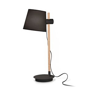 Abat-jour en bois et tissu Ideal Lux AXEL TL1 272238