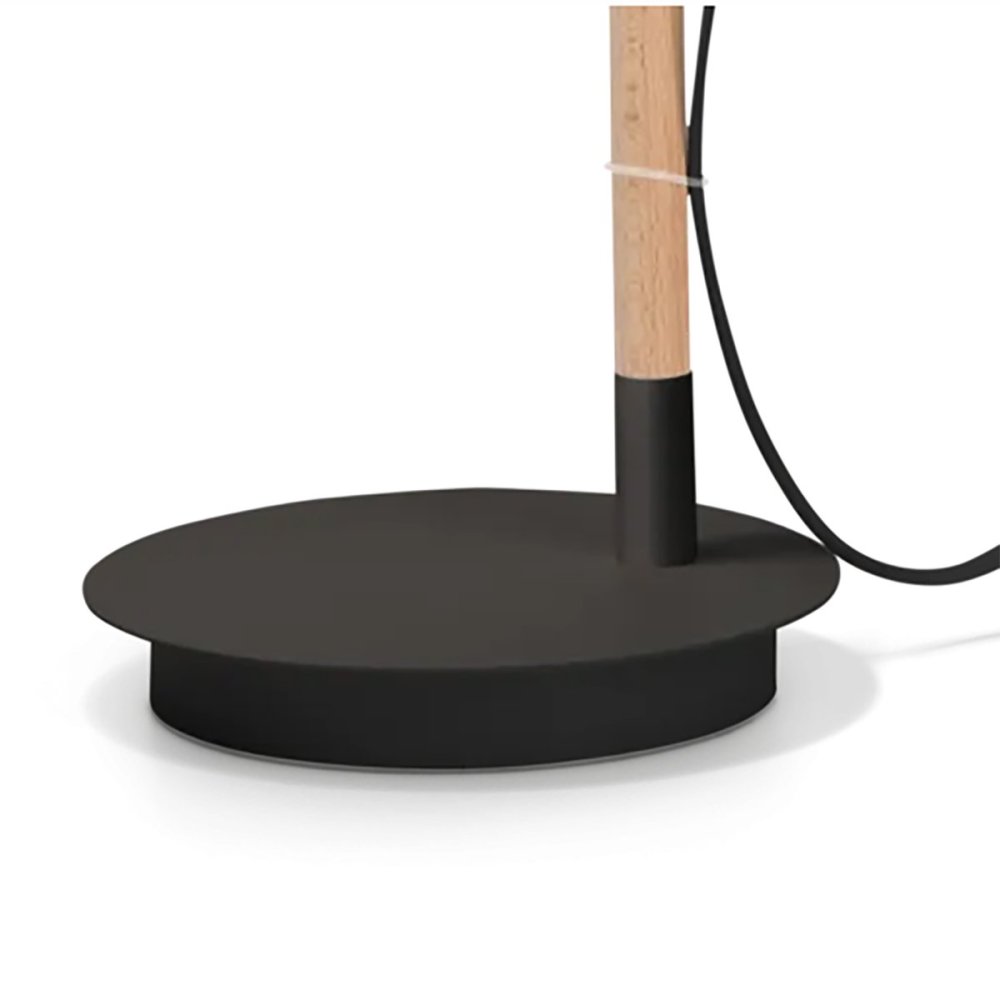 Abat-jour legno paralume tessuto Ideal Lux AXEL TL1 272238