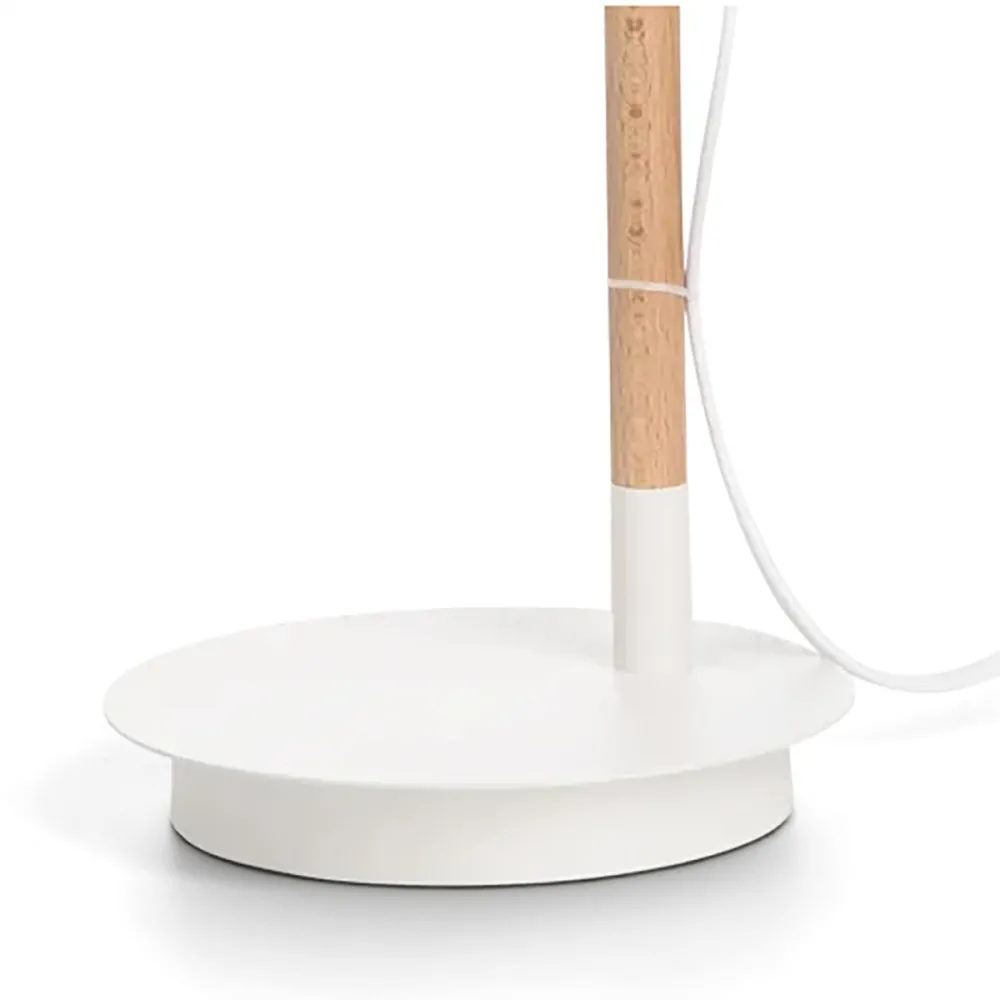 Abat-jour en bois et tissu Ideal Lux AXEL TL1 282091