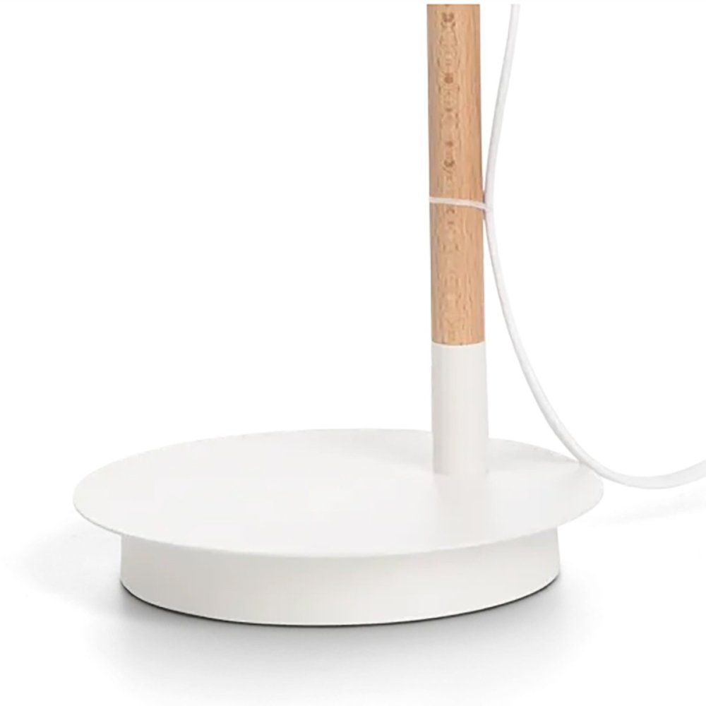 Abat-jour legno paralume tessuto Ideal Lux AXEL TL1 282091