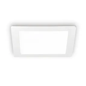 Ideal Lux GROOVE 123981 quadratischer Aluminium-Einbaustrahler