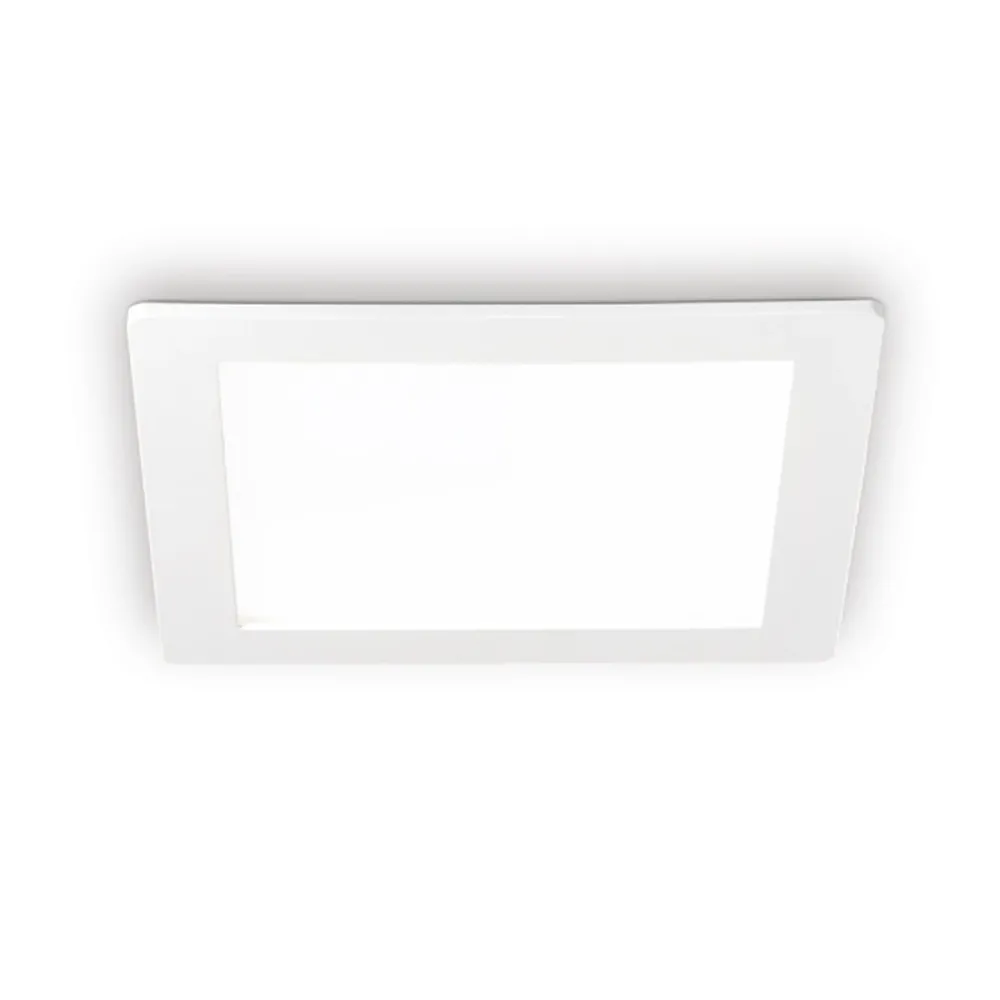 Ideal Lux GROOVE 123981 quadratischer Aluminium-Einbaustrahler
