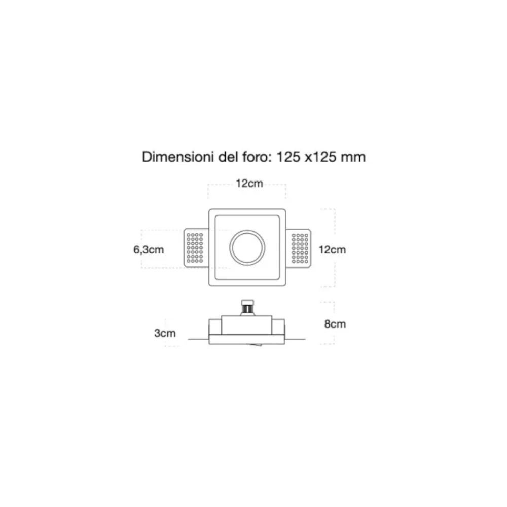 Faretto incasso Lampadari Bartalini ARBEPLAP FP4 GU10 LED