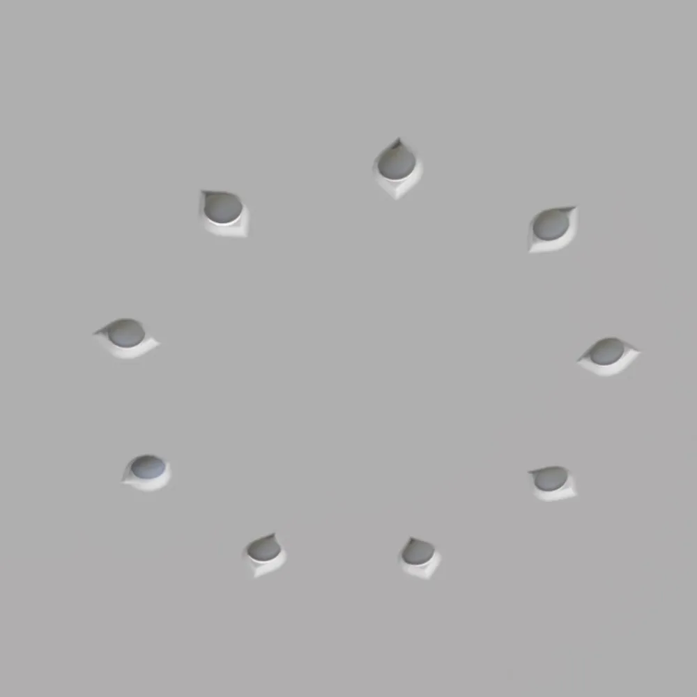 Einbaustrahler Lampadari Bartalini OLATEP FP5 GU10 LED