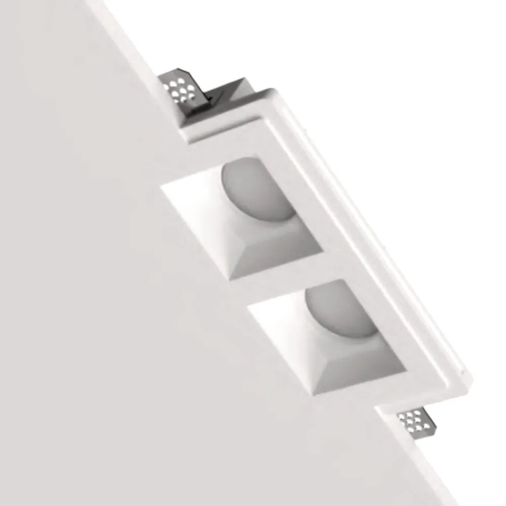 Einbaustrahler Gips Lampadari Bartalini ORDAUQ D 085D GU10 LED