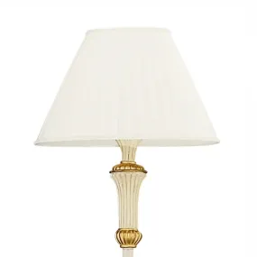 Klassische handgefertigte Stehleuchte Ideal Lux FIRENZE PT1 002880 WEISSGOLD