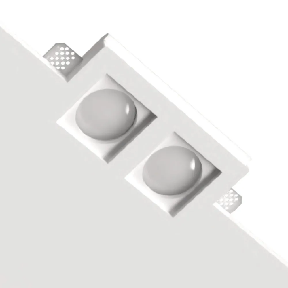 Faretto incasso gesso Lampadari Bartalini OTESSORG 040D GU10 LED