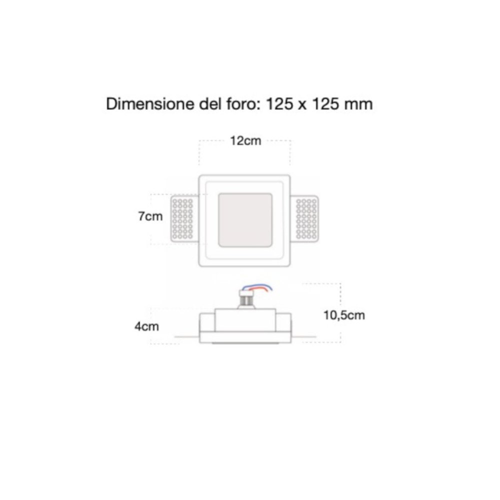 Einbaustrahler Lampadari Bartalini EGNEHENOTS 080 GU10 LED