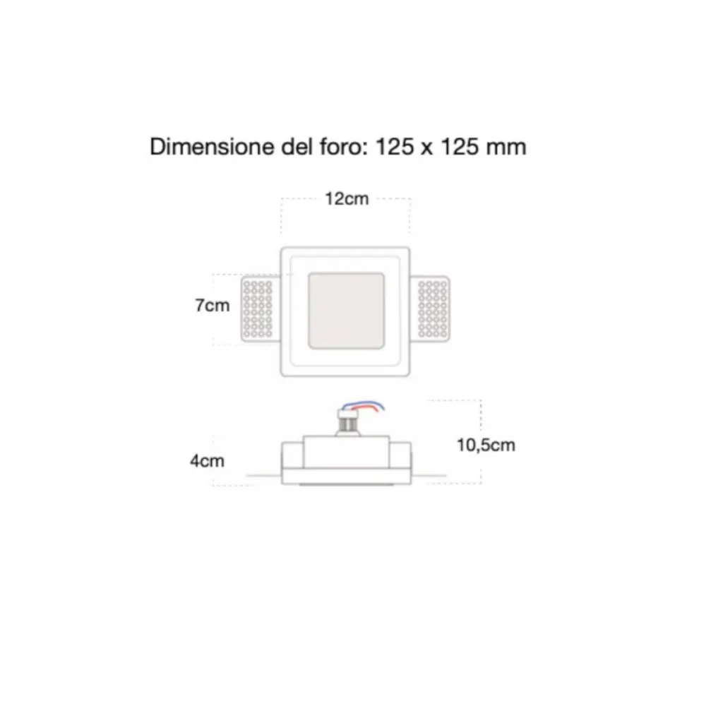 Einbaustrahler Lampadari Bartalini EGNEHENOTS 080 GU10 LED