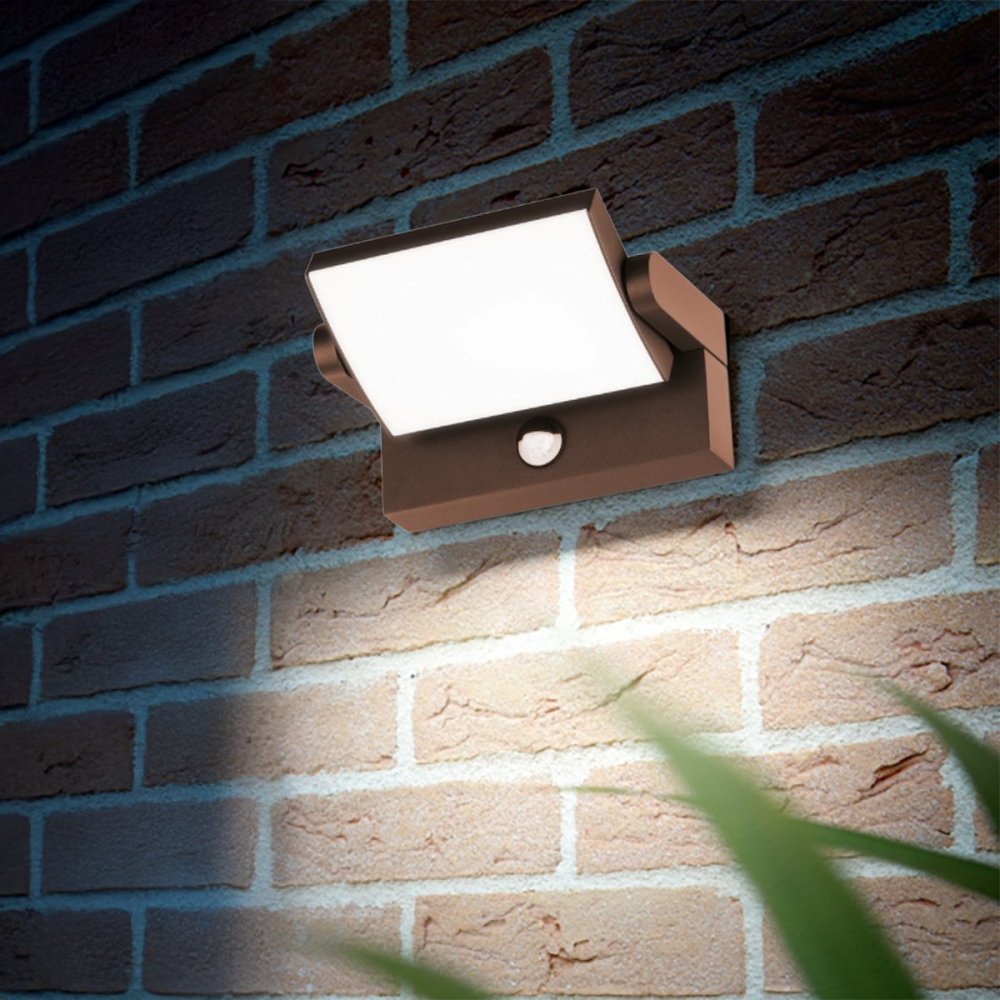 Klassische Außenwandleuchte mit Dämmerungssensor und Bewegungsmelder Ideal Lux SWIPE 307176