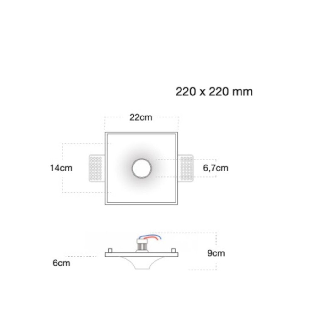Einbaustrahler Lampadari Bartalini SIRAP 387 GU10 LED