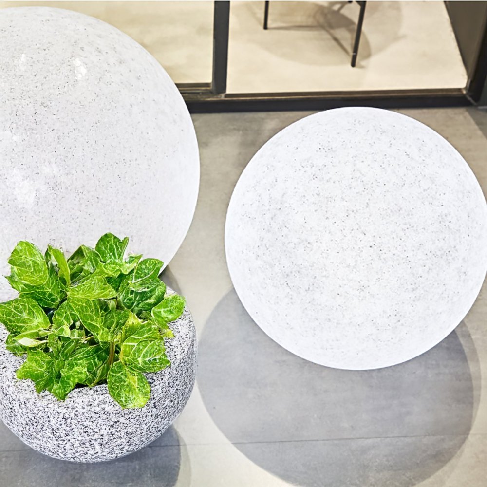 Lámpara de pie de jardín con estaca esférica Ideal Lux DORIS PT1 195483